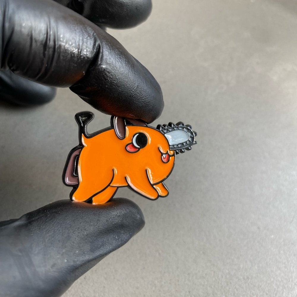 Chainsaw Man Pochita Metal Pin Fashionable